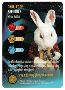 Challenge - White Rabbit (Trading Card) - Star Trek The Card Game - 1996 Skybox - Mint