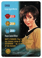 Crew - Ensign Angela Martine (Trading Card) - Star Trek The Card Game - 1996 Skybox - Mint