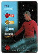 Crew - Ensign Matthews (Trading Card) - Star Trek The Card Game - 1996 Skybox - Mint