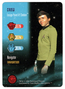 Crew - Ensign Pavel A. Chekov (Trading Card) - Star Trek The Card Game - 1996 Skybox - Mint