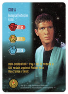 Crew - Geological Technician Fisher (Trading Card) - Star Trek The Card Game - 1996 Skybox - Mint
