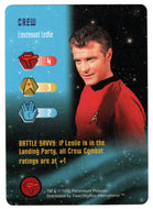 Crew - Lieutenant Leslie (Trading Card) - Star Trek The Card Game - 1996 Skybox - Mint