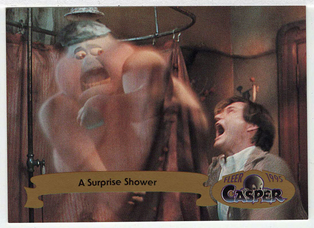 A Surprise Shower (Trading Card) Casper The Friendly Ghost - 1995 Fleer # 31 - Mint