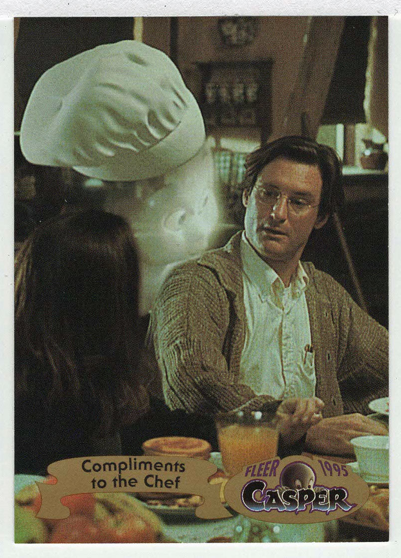 Compliments to the Chef (Trading Card) Casper The Friendly Ghost - 1995 Fleer # 44 - Mint