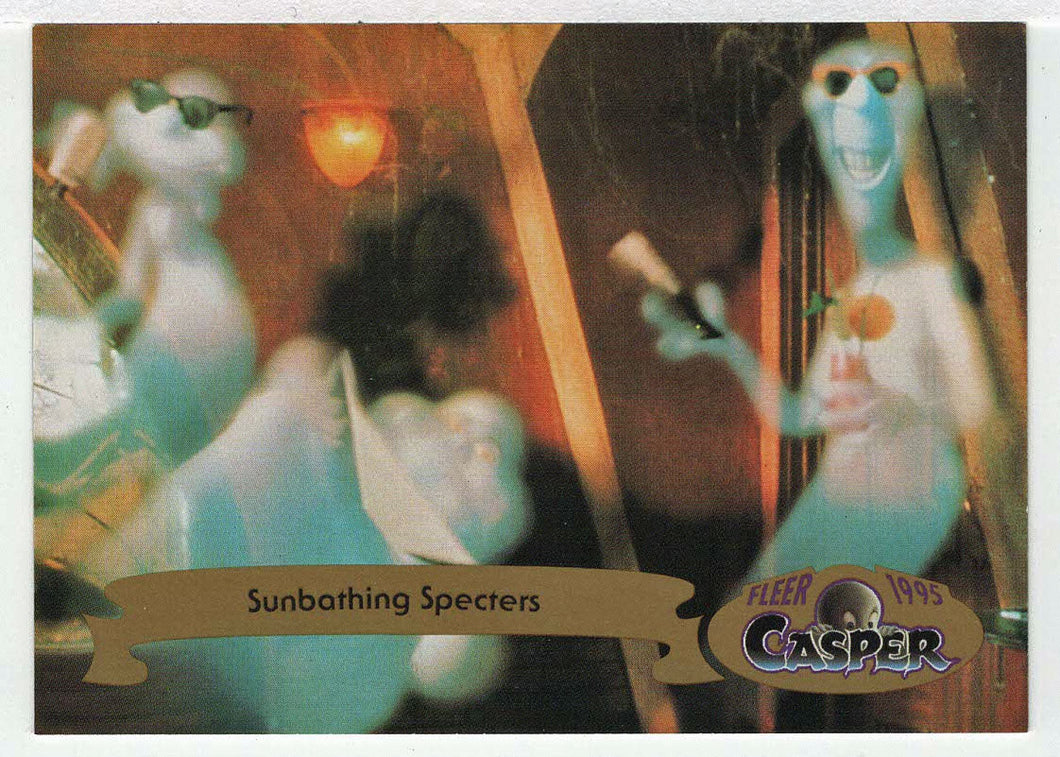 Sunbathing Specters (Trading Card) Casper The Friendly Ghost - 1995 Fleer # 46 - Mint