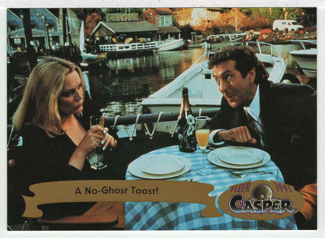 A No-Ghost Toast! (Trading Card) Casper The Friendly Ghost - 1995 Fleer # 58 - Mint