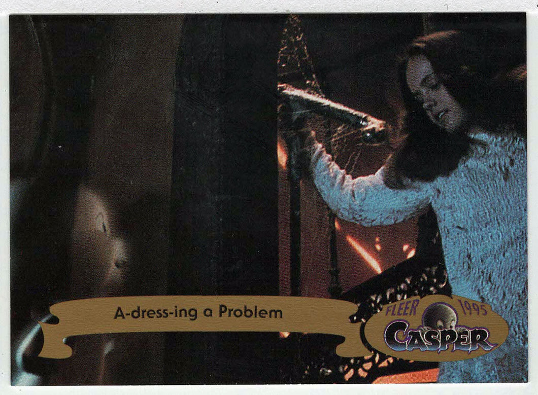 A-dress-ing a Problem (Trading Card) Casper The Friendly Ghost - 1995 Fleer # 80 - Mint