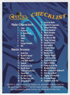 Checklist (Trading Card) Casper The Friendly Ghost - 1995 Fleer # 119 - Mint