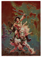 Savage Sword # 8 - Artist: Frank Brunner (Trading Card) - Conan III All Chromium - 1995 Comic Images # 1 - Mint