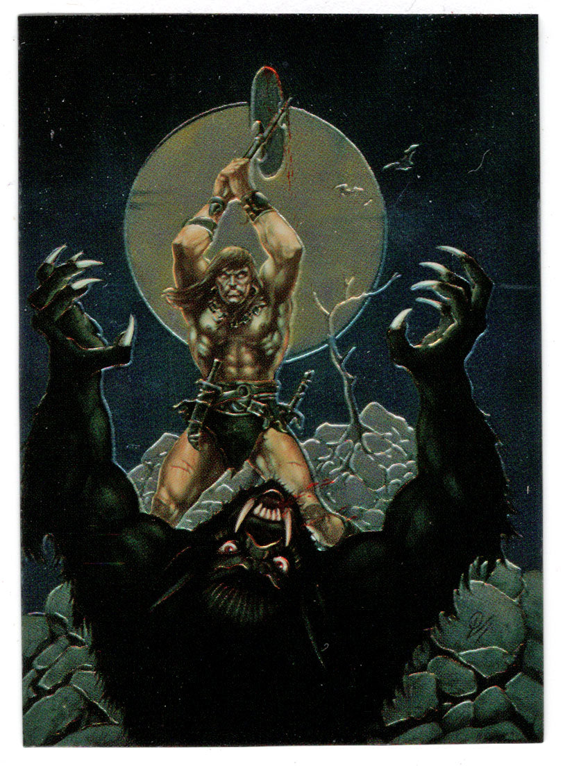Savage Sword # 172 - Artist: Ovi Hondru (Trading Card) - Conan III All Chromium - 1995 Comic Images # 3 - Mint