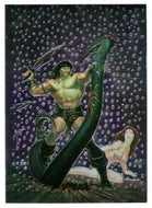 Savage Sword # 178 - Artist: Joe Chiodo (Trading Card) - Conan III All Chromium - 1995 Comic Images # 9 - Mint