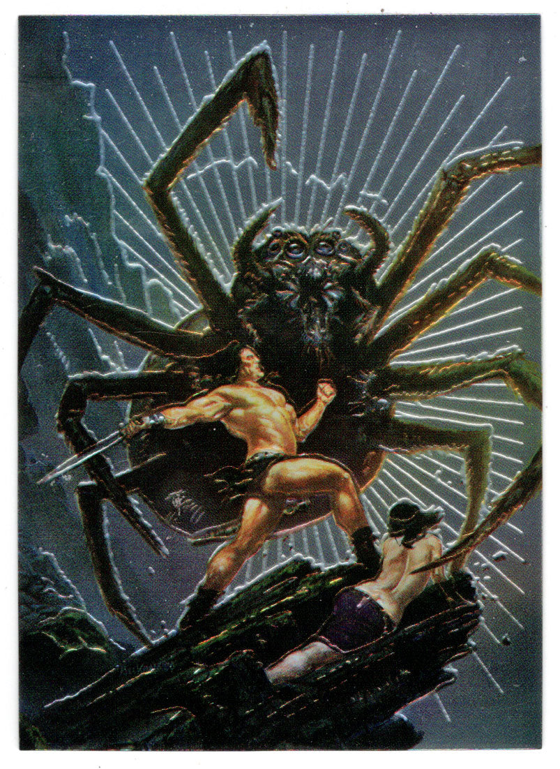 Savage Sword # 183 - Artist: Doug Beekman (Trading Card) - Conan III All Chromium - 1995 Comic Images # 12 - Mint