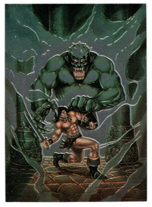 Savage Sword # 185 - Artist: Ovi Hondru (Trading Card) - Conan III All Chromium - 1995 Comic Images # 14 - Mint