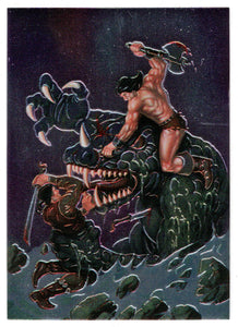 Savage Sword # 187 - Artist: Ovi Hondru (Trading Card) - Conan III All Chromium - 1995 Comic Images # 16 - Mint