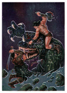 Savage Sword # 187 - Artist: Ovi Hondru (Trading Card) - Conan III All Chromium - 1995 Comic Images # 16 - Mint