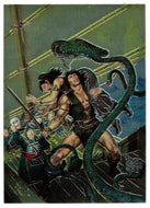 Savage Sword # 190 - Artist: Earl Norem (Trading Card) - Conan III All Chromium - 1995 Comic Images # 19 - Mint