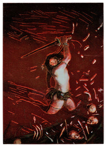 Savage Sword # 208 - Artist: George Pratt (Trading Card) - Conan III All Chromium - 1995 Comic Images # 36 - Mint