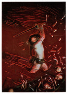 Savage Sword # 208 - Artist: George Pratt (Trading Card) - Conan III All Chromium - 1995 Comic Images # 36 - Mint