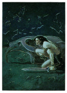Savage Sword # 211 - Artist: George Pratt (Trading Card) - Conan III All Chromium - 1995 Comic Images # 39 - Mint