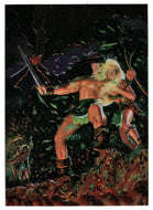 Savage Sword # 213 - Artist: Jim Houston (Trading Card) - Conan III All Chromium - 1995 Comic Images # 40 - Mint