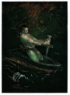 Savage Sword # 221 - Artist: George Pratt (Trading Card) - Conan III All Chromium - 1995 Comic Images # 47 - Mint