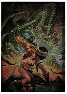 Savage Sword # 225 - Artist: Ernie Chan (Trading Card) - Conan III All Chromium - 1995 Comic Images # 52 - Mint