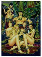 Worshipped Warrior - Artist: Alcatuna (Trading Card) - Conan III All Chromium - 1995 Comic Images # 61 - Mint