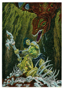 The Pit of Doom - Artist: Ernie Chan (Trading Card) - Conan III All Chromium - 1995 Comic Images # 66 - Mint