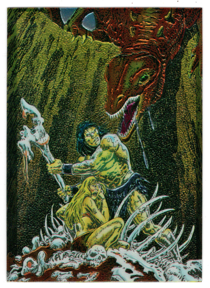 The Pit of Doom - Artist: Ernie Chan (Trading Card) - Conan III All Chromium - 1995 Comic Images # 66 - Mint