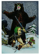 Bear Attack - Artist: Gary Kwapisz (Trading Card) - Conan III All Chromium - 1995 Comic Images # 75 - Mint