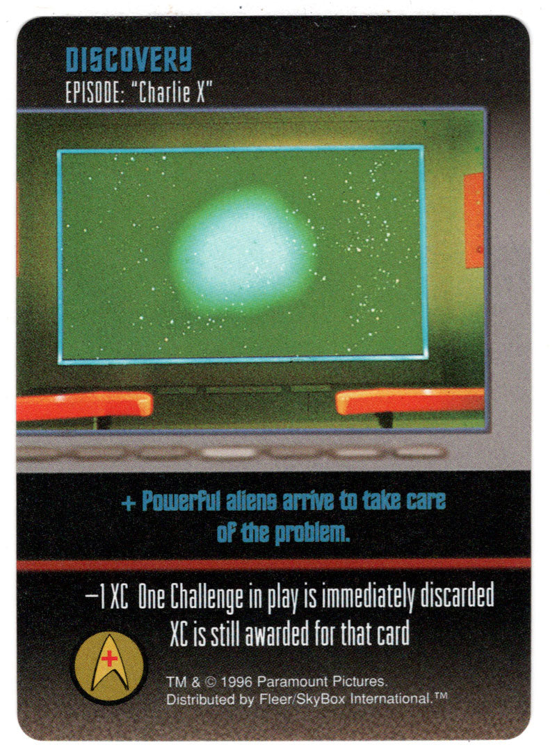 Discovery - Charlie X (Trading Card) - Star Trek The Card Game - 1996 Skybox - Mint