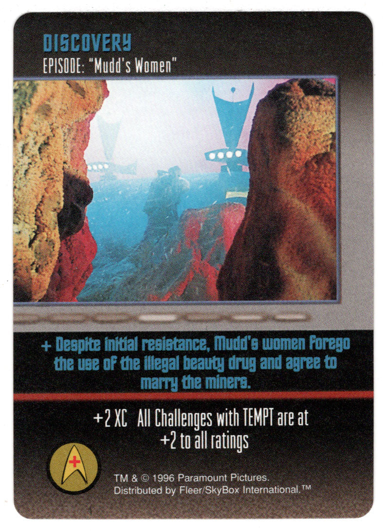 Discovery - Mudd's Women (Trading Card) - Star Trek The Card Game - 1996 Skybox - Mint