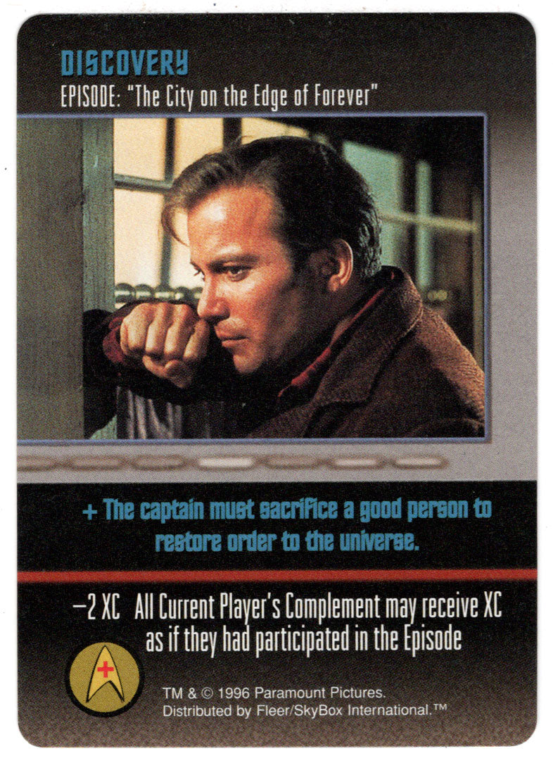 Discovery - The City on The Edge of Forever (Trading Card) - Star Trek The Card Game - 1996 Skybox - Mint