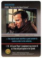 Discovery - The City on The Edge of Forever (Trading Card) - Star Trek The Card Game - 1996 Skybox - Mint