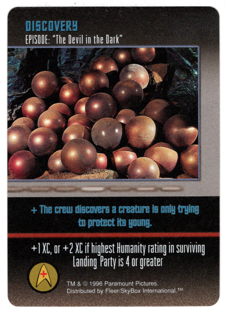 Discovery - The Devil in The Dark (Trading Card) - Star Trek The Card Game - 1996 Skybox - Mint