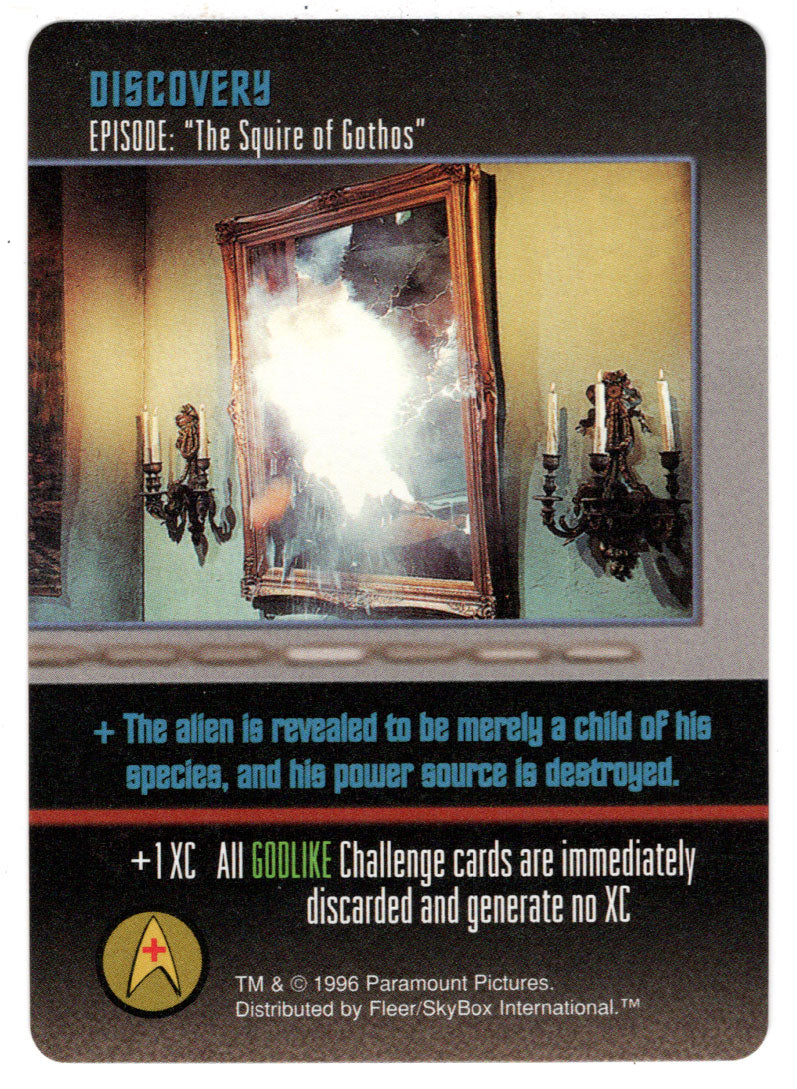 Discovery - The Squire of Gothos (Trading Card) - Star Trek The Card Game - 1996 Skybox - Mint