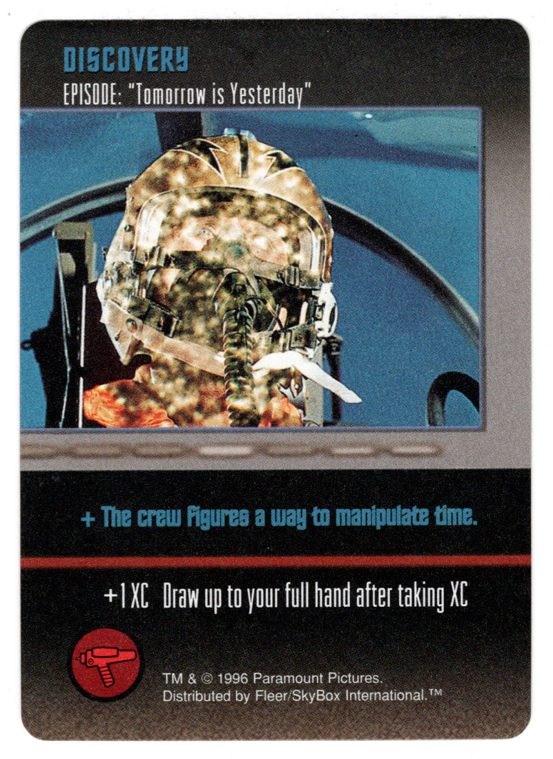 Discovery - Tomorrow is Yesterday (Trading Card) - Star Trek The Card Game - 1996 Skybox - Mint
