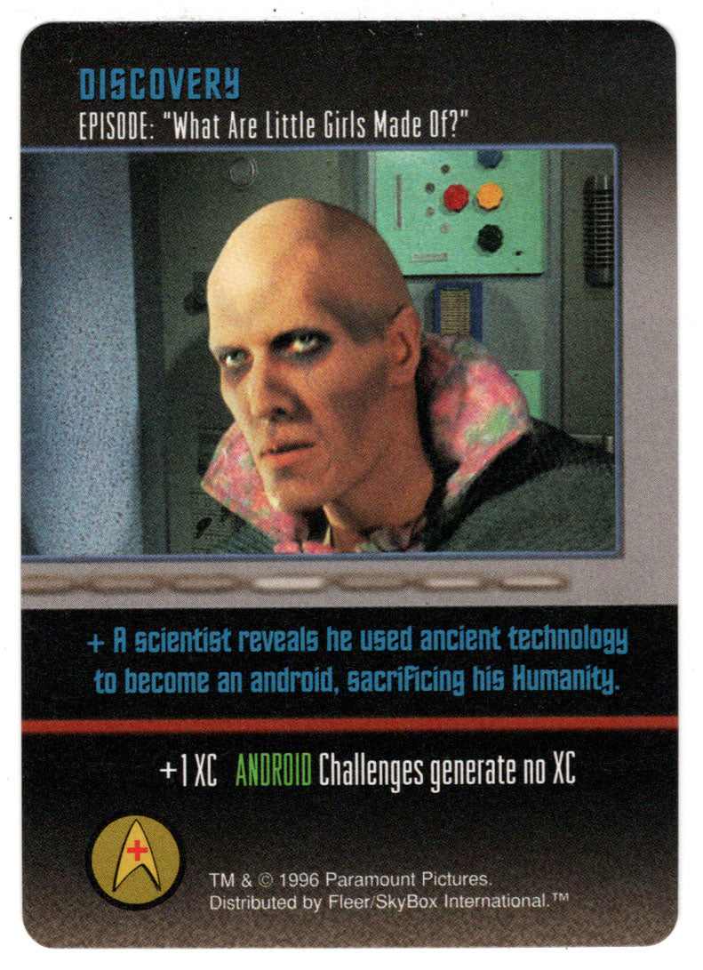 Discovery - What are Little Girls Made of? (Trading Card) - Star Trek The Card Game - 1996 Skybox - Mint
