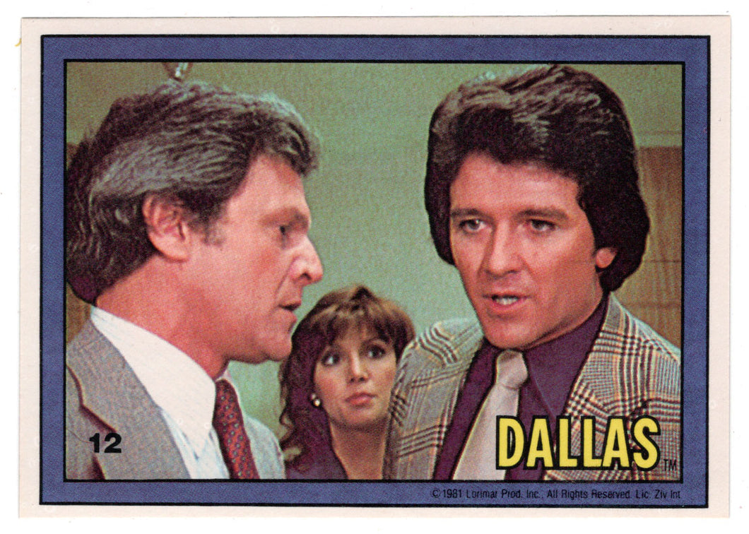 A Heated Discussion - Dallas (Trading Card) # 12 - 1981 Donruss - Mint