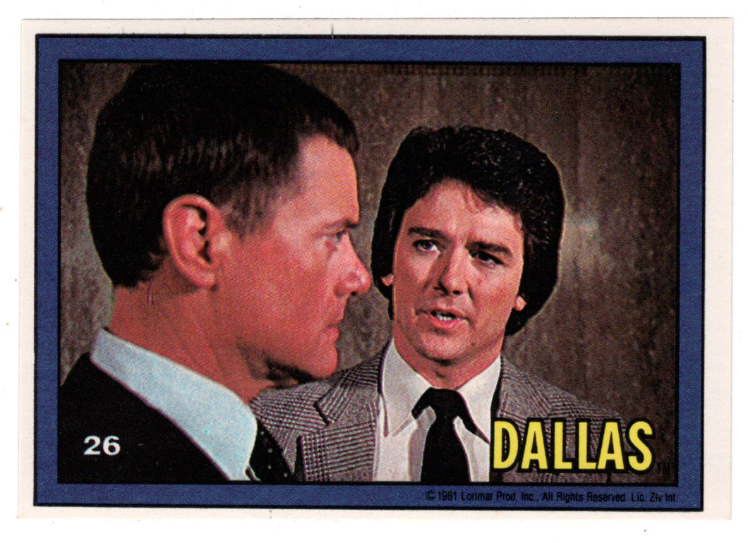 J.R. & Bobby - Dallas (Trading Card) # 26 - 1981 Donruss - Mint