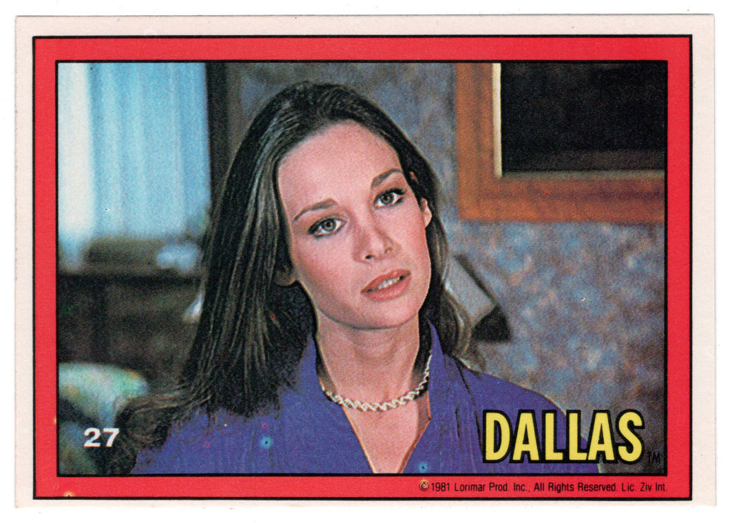 Kristin Shepard - Dallas (Trading Card) # 27 - 1981 Donruss - Mint