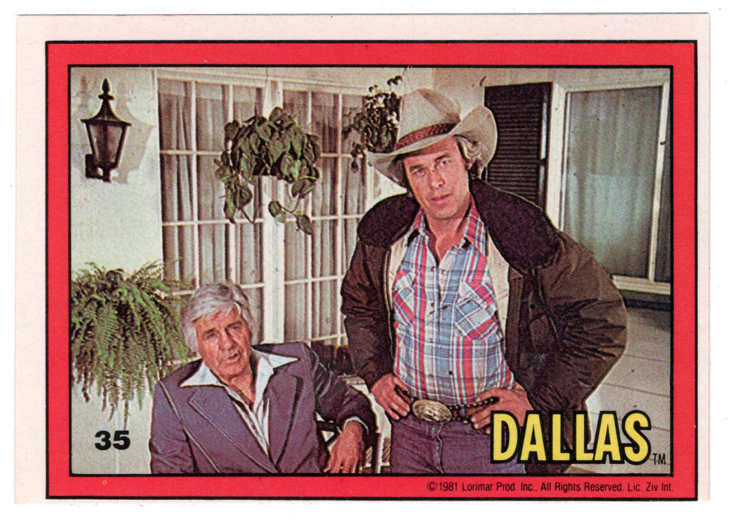 Jock & Ray - Dallas (Trading Card) # 35 - 1981 Donruss - Mint
