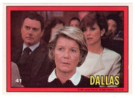 Miss Ellie in Court - Dallas (Trading Card) # 41 - 1981 Donruss - Mint