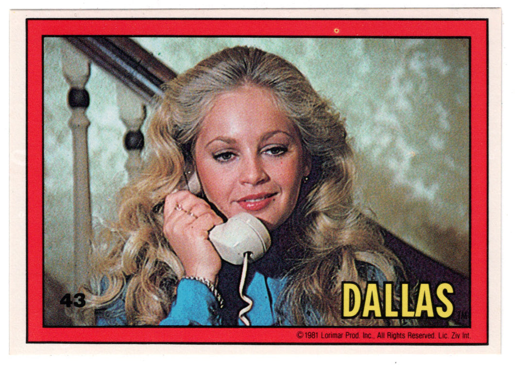 Lucy Phones - Dallas (Trading Card) # 43 - 1981 Donruss - Mint