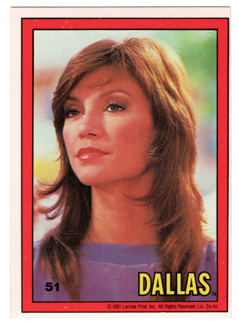Pam Ewing Portrait - Dallas (Trading Card) # 51 - 1981 Donruss - Mint