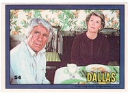 Jock & Ellie React - Dallas (Trading Card) # 54 - 1981 Donruss - Mint