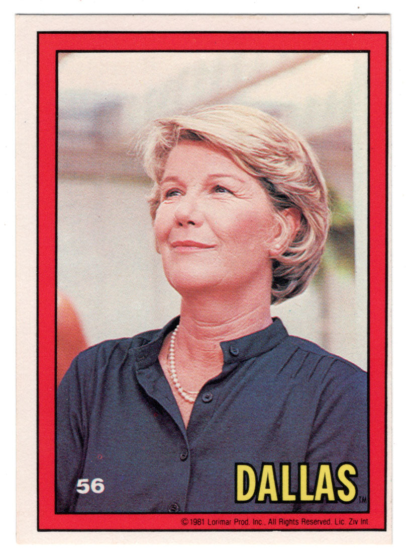Ellie Ewing Portrait - Dallas (Trading Card) # 56 - 1981 Donruss - Mint