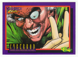 Cyberrad Faces His Creator-Father (Trading Card) Deathwatch 2000 - 1993 Classic  7 - Mint