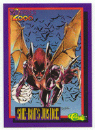 She-Bat's Justice (Trading Card) Deathwatch 2000 - 1993 Classic 95 - Mint