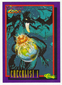 Checklist # 1 (Trading Card) Deathwatch 2000 - 1993 Classic 99 - Mint